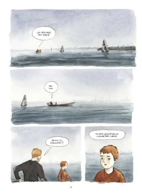 Planche de l'album Le passeur de lagunes