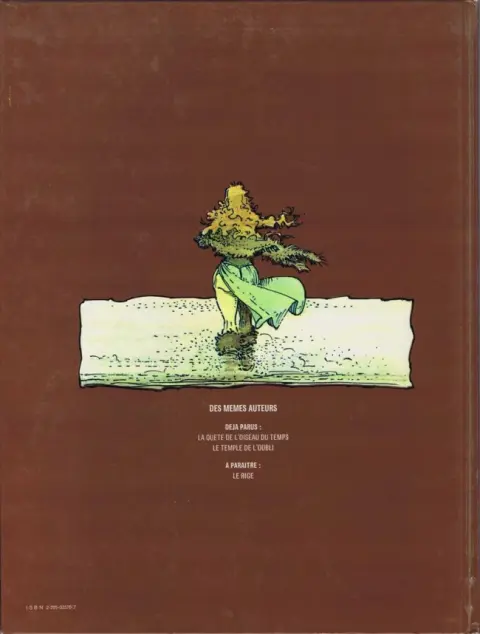 Verso de l'album La Quête de l'oiseau du temps Tome 2 Le temple de l'oubli