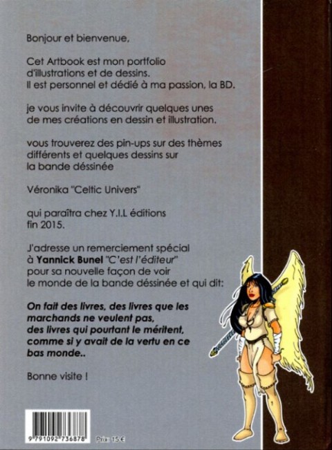 Verso de l'album Amédée Albi - Artbook