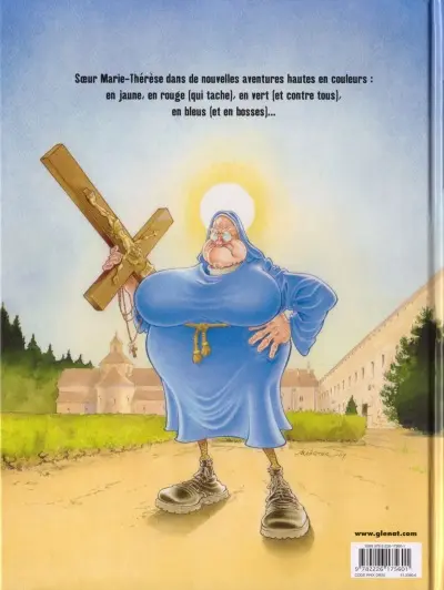 Verso de l'album Soeur Marie-Thérèse des Batignolles Tome 6 La Guère Sainte