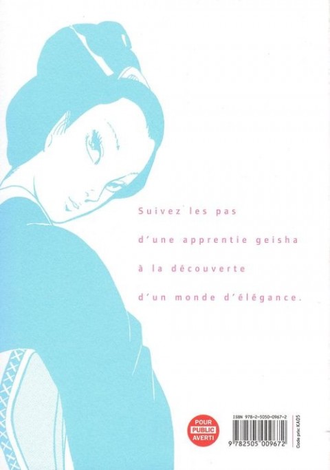 Verso de l'album L'Apprentie Geisha Tome 1