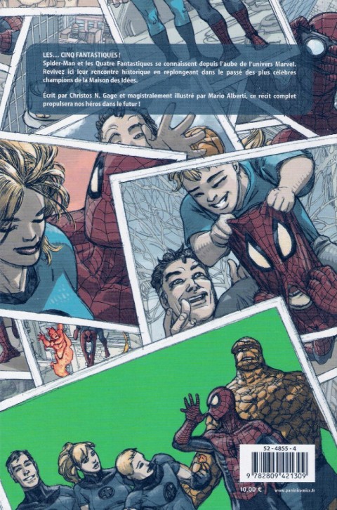 Verso de l'album Spider-Man & Fantastic Four - Réunion de famille
