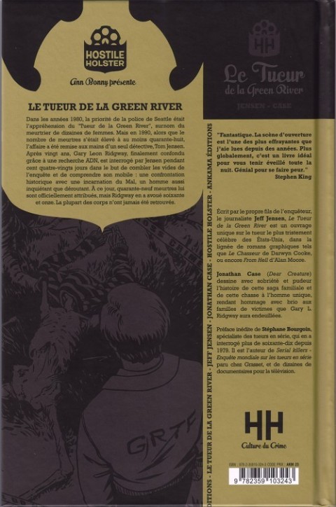 Verso de l'album Le tueur de la Green River