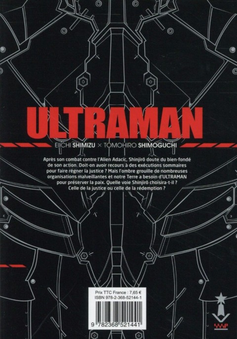 Verso de l'album Ultraman 03