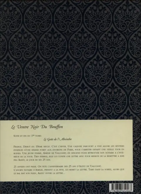 Verso de l'album Valcourt Tome 2 Le ventre noir du Bouffon