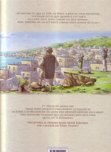 Verso de l'album Le Voyage des pères Tome 1 Jonas