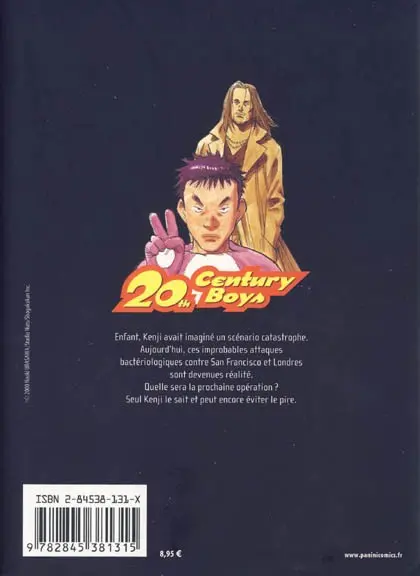 Verso de l'album 20th Century Boys 4
