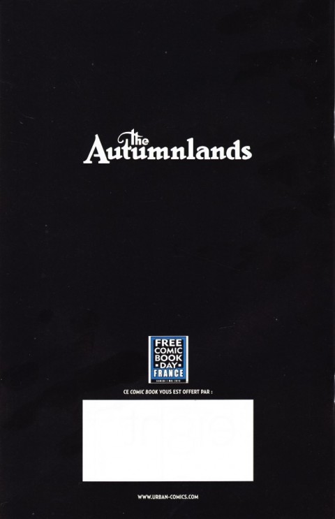 Verso de l'album The Autumnlands Tome 1 De griffes et de crocs