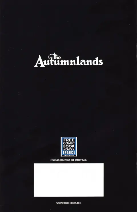 Verso de l'album The Autumnlands Tome 1 De griffes et de crocs
