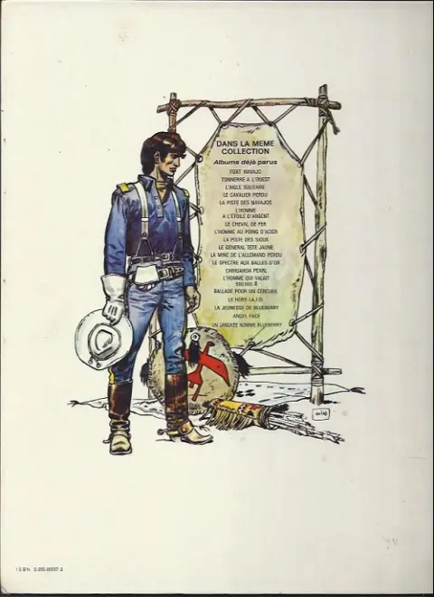 Verso de l'album Blueberry Tome 5 La piste des Navajos