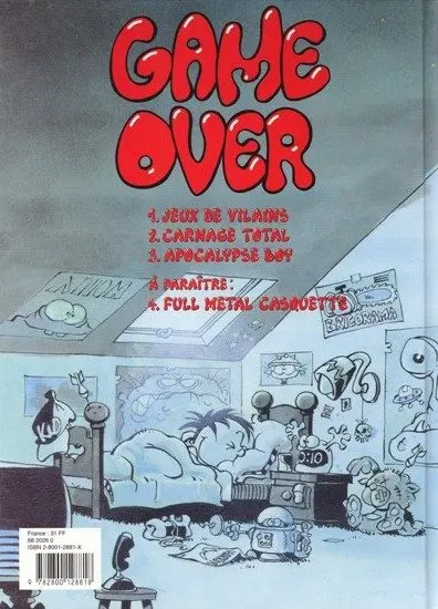 Verso de l'album Kid Paddle Tome 2 Carnage Total