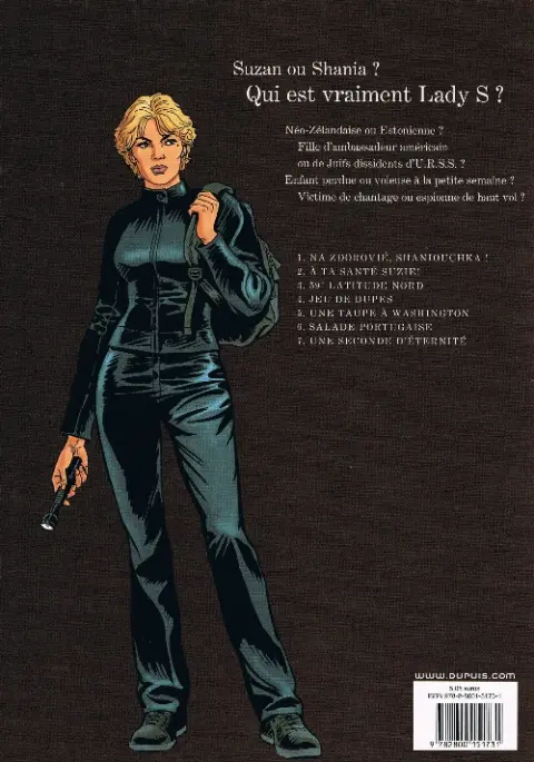Verso de l'album Lady S. Tome 4 Jeu de dupes