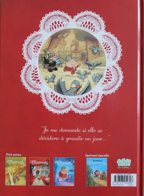 Verso de l'album Mamette Tome 1 Anges et pigeons