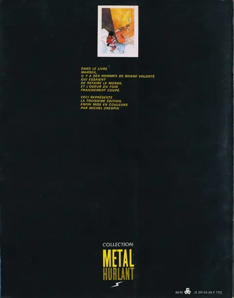 Verso de l'album Marseil