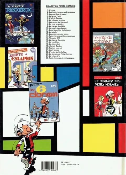 Verso de l'album Les Petits hommes Tome 7 Les ronces du samouraï