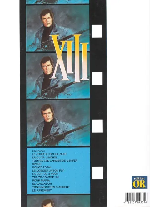 Verso de l'album XIII Tome 4 SPADS