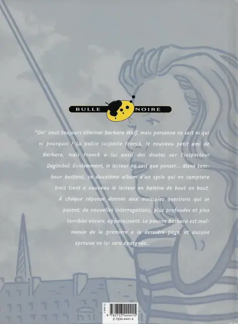 Verso de l'album Barbara Wolf Tome 2 Qui va tuer Barbara Wolf ?