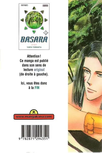 Verso de l'album Basara 7