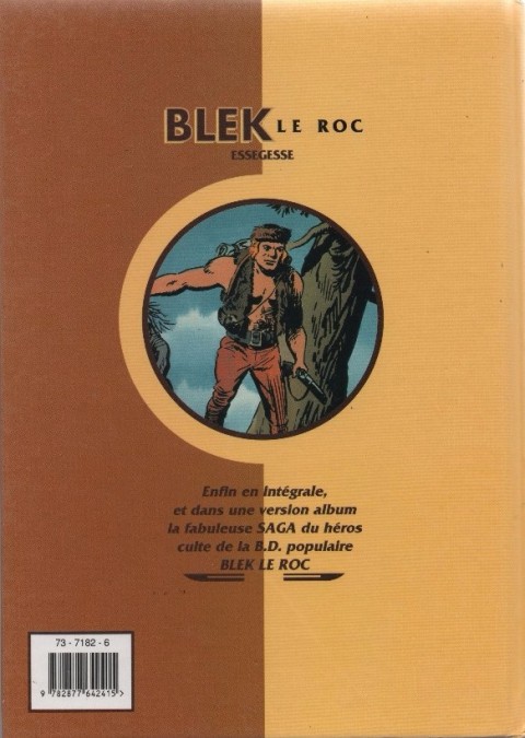 Verso de l'album Blek le roc 4