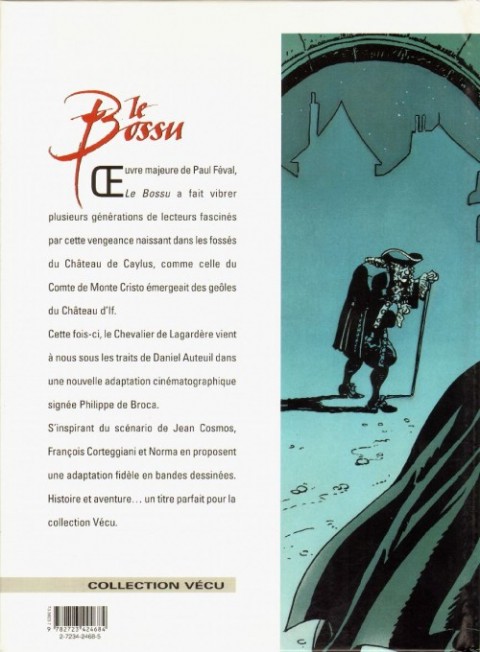 Verso de l'album Le Bossu
