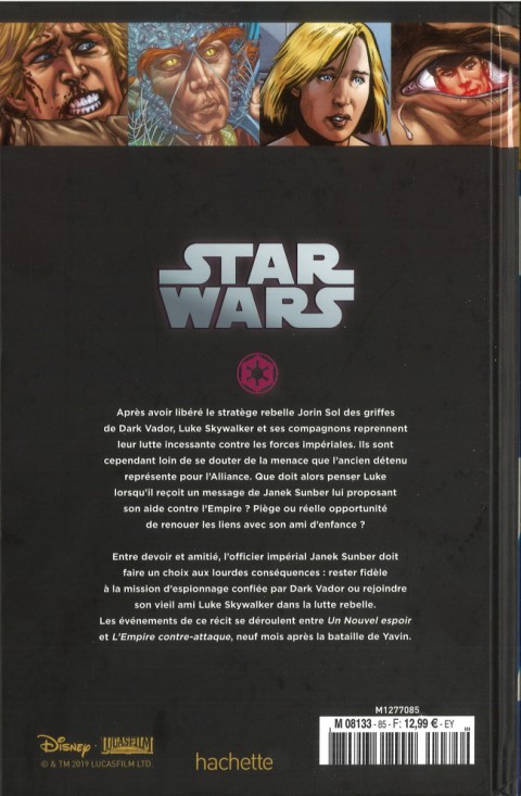 Verso de l'album Star Wars - Légendes - La Collection Tome 85 Rébellion - IV. Mon Frère, Mon Ennemi