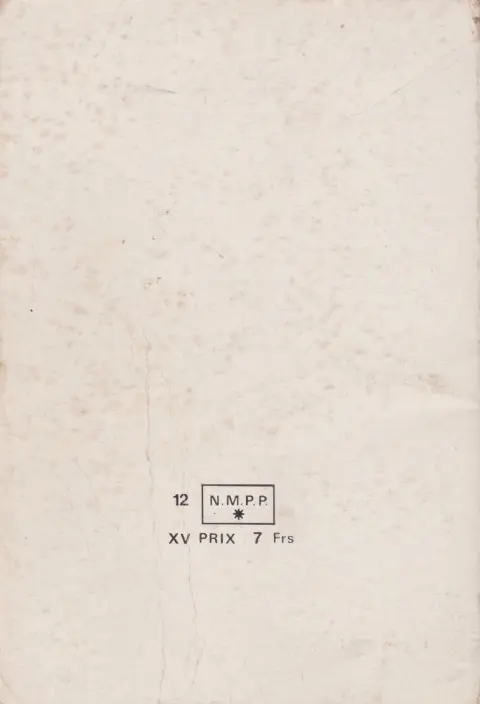 Verso de l'album Strange Album N° 36