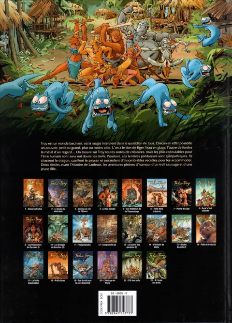 Verso de l'album Trolls de Troy Tome 6 Trolls dans la brume