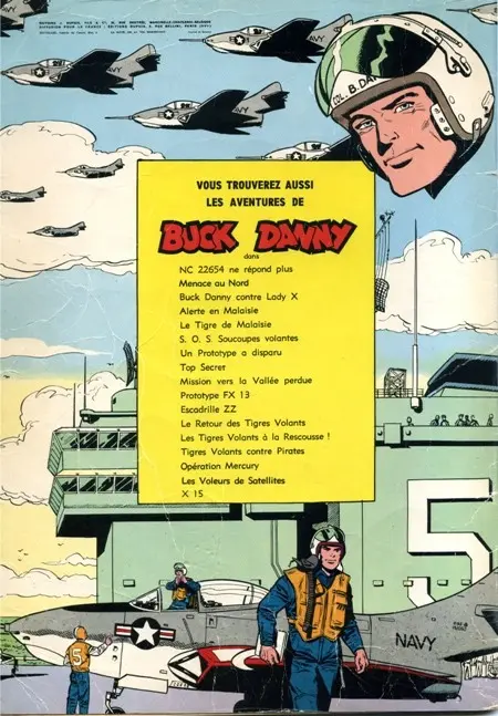 Verso de l'album Buck Danny Tome 27 Les Tigres volants à la rescousse !