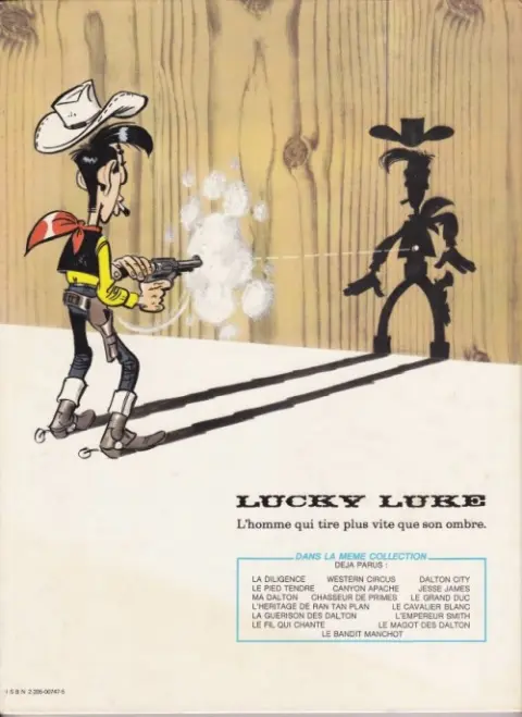 Verso de l'album Lucky Luke Tome 41 L'héritage de Rantanplan