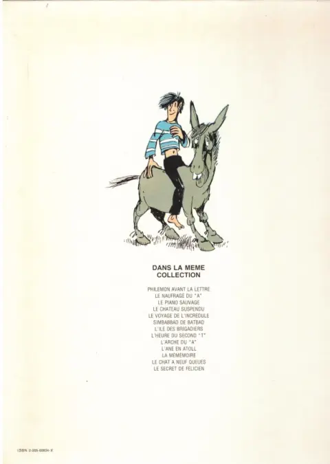 Verso de l'album Philémon Tome 5 Simbabbad de batbad