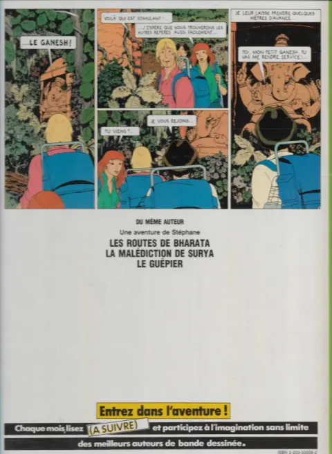 Verso de l'album Stéphane Clément Tome 5 La malédiction de Surya