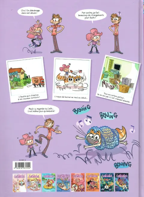 Verso de l'album Cath & son chat Tome 4