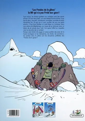 Verso de l'album Les Fondus Tome 9 Les Fondus de la glisse 2