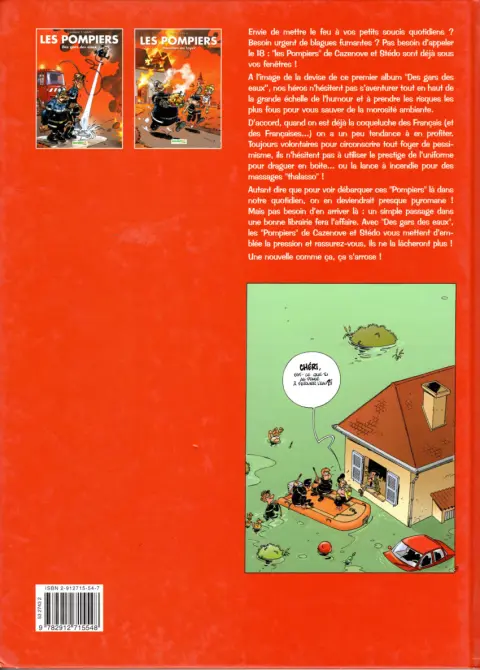 Verso de l'album Les Pompiers Tome 1 Des gars des eaux