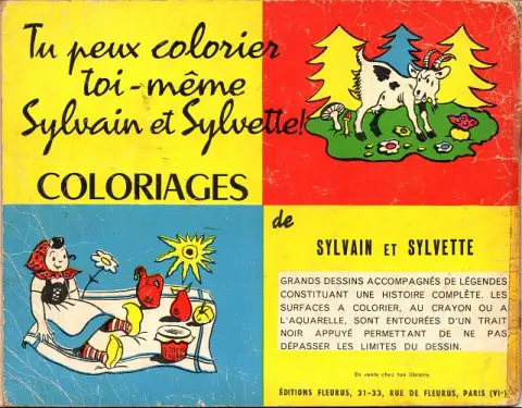 Verso de l'album Sylvain et Sylvette Tome 13 Un nouvel ami en danger