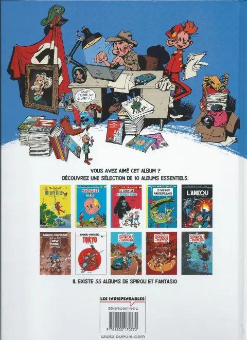 Verso de l'album Spirou et Fantasio Tome 43 Vito la déveine