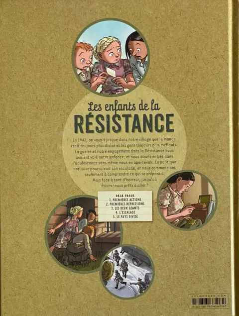 Verso de l'album Les Enfants de la Résistance Tome 4 L'escalade