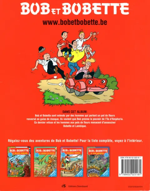 Verso de l'album Bob et Bobette Tome 145 Le pot aux roses