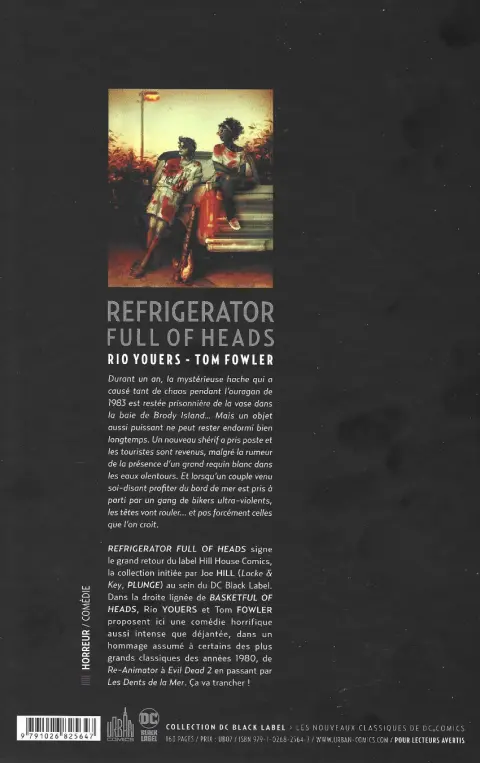 Verso de l'album Refrigerators Full of Heads
