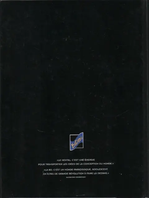 Verso de l'album Odyssée Jodorowsky Les mondes de Jodo