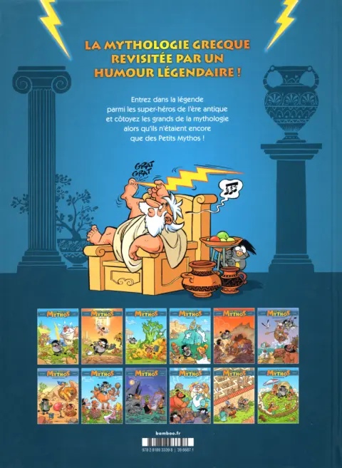 Verso de l'album Les Petits Mythos Tome 5 Détente aux enfers