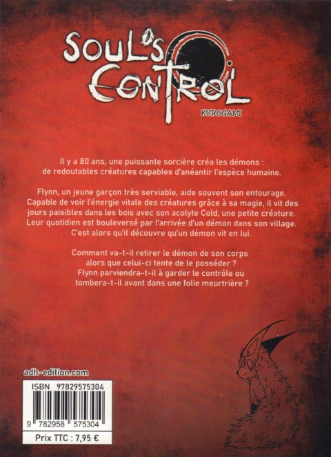 Verso de l'album Soul's Control 1