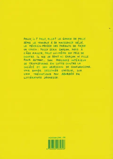 Verso de l'album Polly
