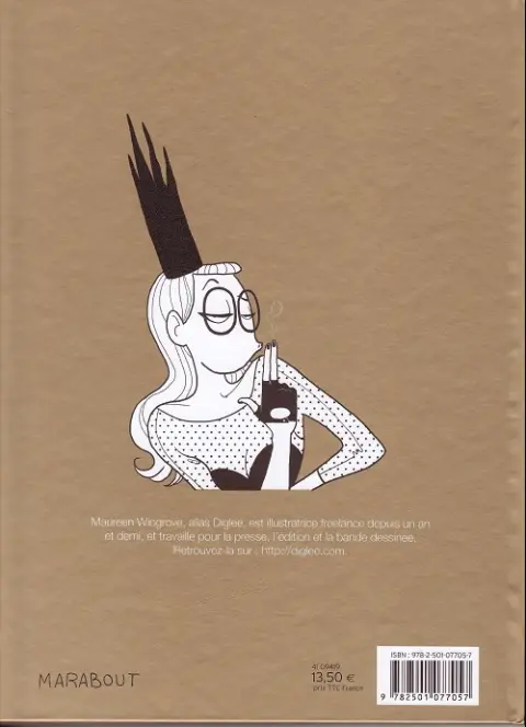 Verso de l'album Confessions d'une glitter addict Tome 1