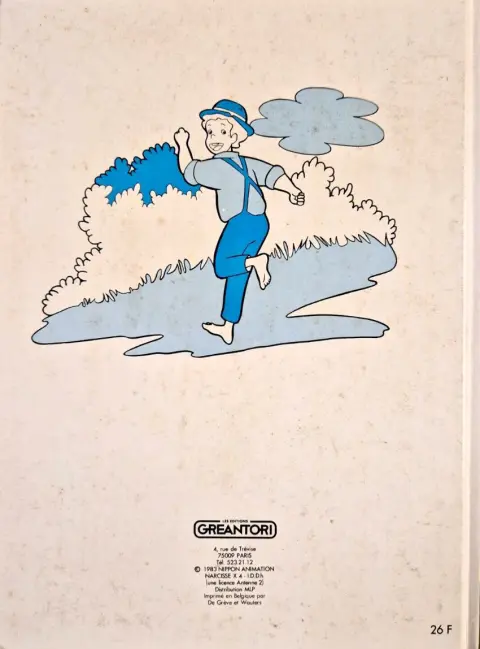 Verso de l'album Tom Sawyer (Les aventures de) 1