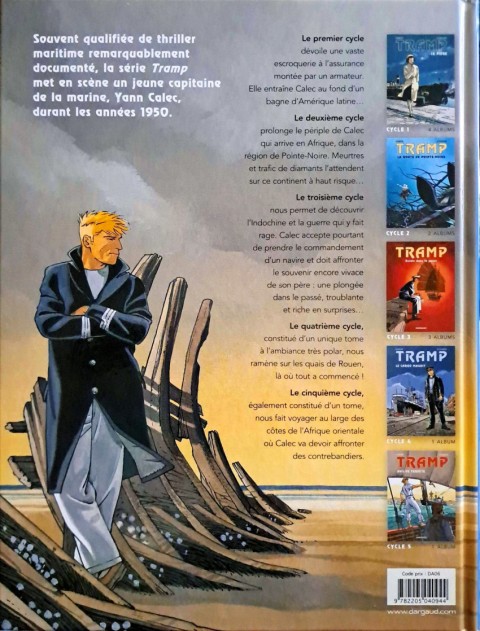 Verso de l'album Tramp Tome 2 Le bras de fer