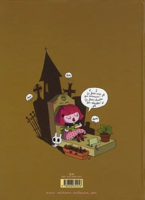 Verso de l'album Cruelle Joëlle Tome 1 La vie n'est pas si simple, madame la mort !