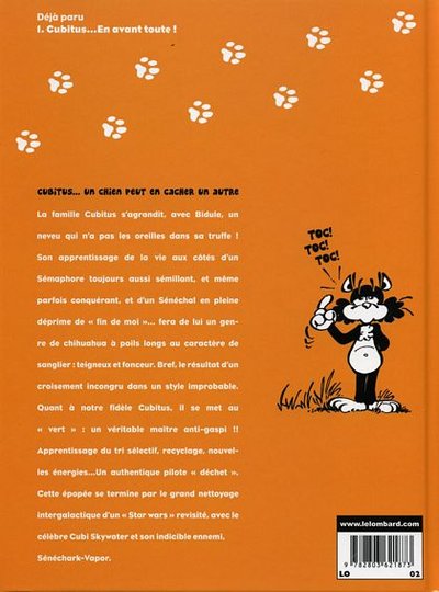 Verso de l'album Les nouvelles aventures de Cubitus Tome 2 Un chien peut en cacher un autre