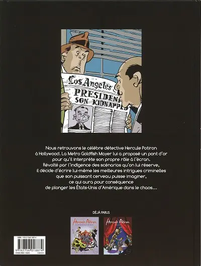 Verso de l'album Hercule Potiron Tome 2 Hollywood