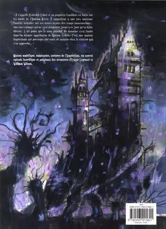 Verso de l'album Histoires extraordinaires d'Edgar Poe Tome 2 Usher